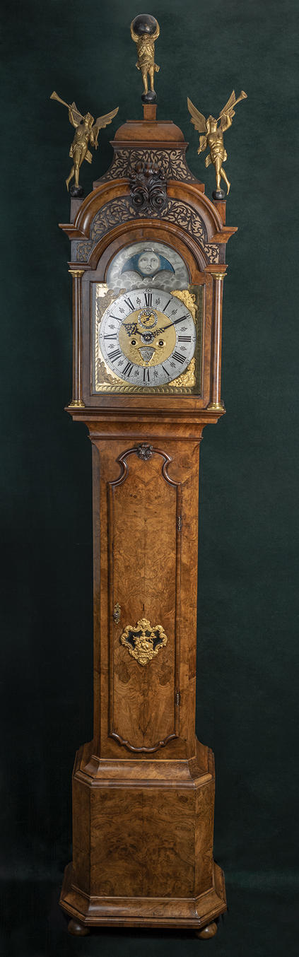 Longcase clock signed Paulus Bramer en Soon Amsterdam ca 1750